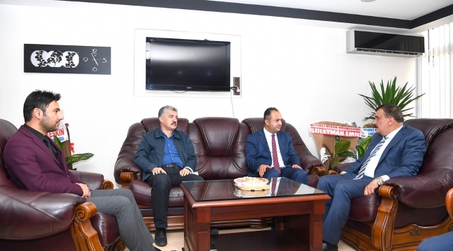 Başkan Gürkan'dan Baro Başkanına hayırlı olsun ziyareti