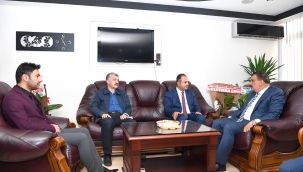 Başkan Gürkan'dan Baro Başkanına hayırlı olsun ziyareti