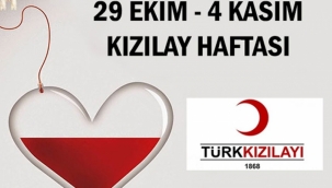 Kızılay haftası başladı