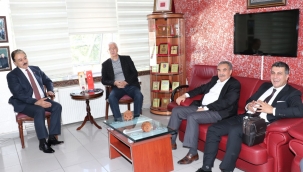 Talat Zengin Şevket Keskin'i ziyaret etti