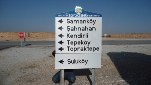 Büyükşehir belediyesi yolları düzenli hale getiriyor.