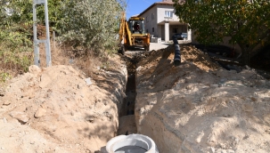 Doğanşehir'de kanalizasyon çalışması başladı