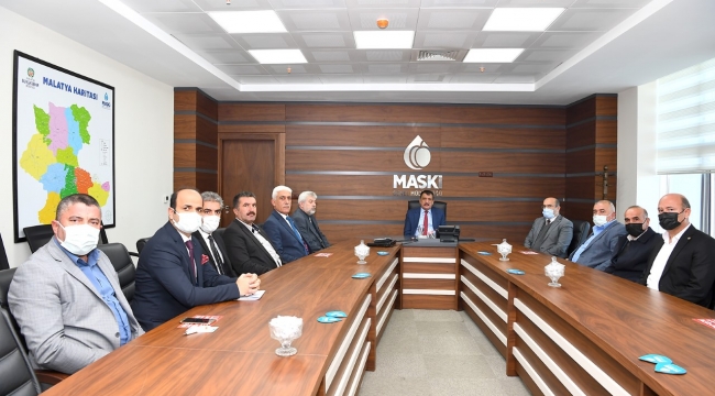 Başkan Gürkan Zıraat Oda Başkanlarıyla görüştü