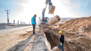Çarmuzu sulama suyu hattı yenileniyor
