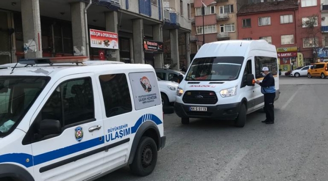 Toplu taşıma araçları denetleniyor