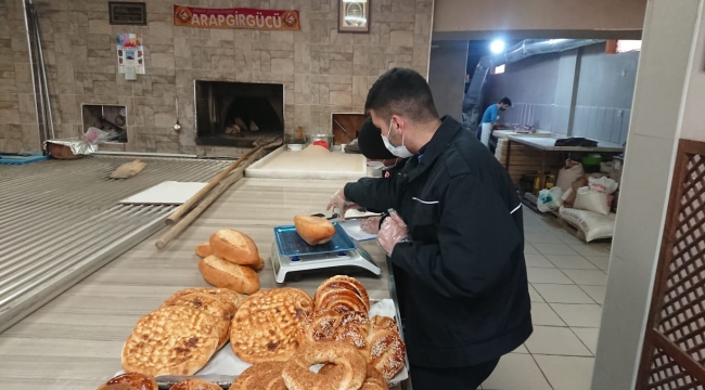 Arapgir'de fırınlar denetlendi