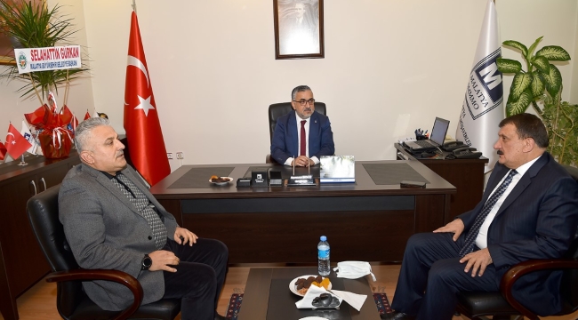 Başkan Gürkan Muhasebeciler ve Mali Müşavirler Odasını ziyaret etti