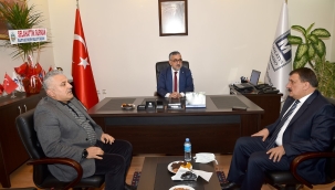 Başkan Gürkan Muhasebeciler ve Mali Müşavirler Odasını ziyaret etti