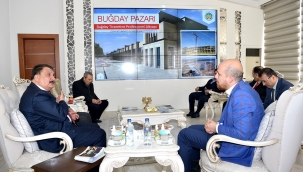 Bilal Erdoğan Başkan Gürkan'ı ziyaret etti