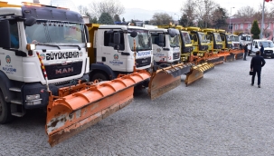 Büyükşehir'in karla sınavı başladı