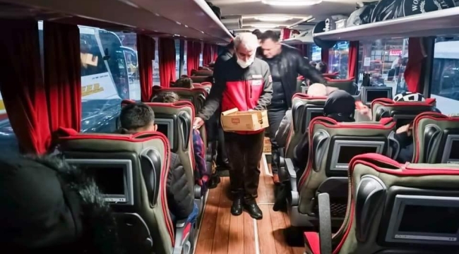   Kar mağdurlarının imdadına  KIZILAY yetişti