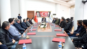 Şire Pazarı Esnaflarından Başkan Gürkan'a Teşekkür Ziyareti