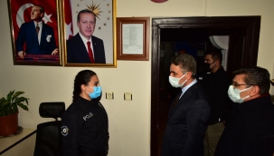 Vali Baruş'tan Yeni Yıl Ziyaretleri