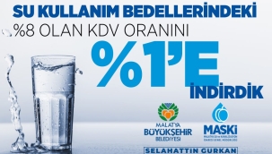 MASKİ'den KDV indirimi