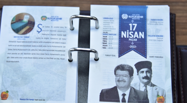 özel Malatya Takivimi hazırlandı