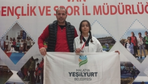  Esra Nisa'nın başarısı Yeşilyurt'u sevince boğdu