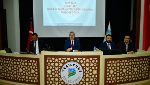 Yeşilyurt Belediye Meclisi Mart ayı toplantılarını tamamladı ​​​​​​​
