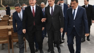 Başkan Gürkan'dan Bakan Soylu'ya ziyaret