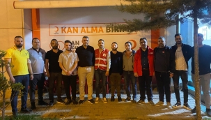 Başkan Kurt'un Kan bağışı çağrısına jet yanıt