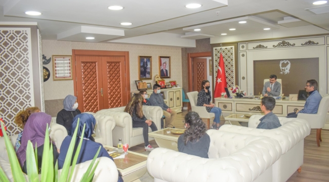 Kent Konseyi çocuk meclisinden emniyet Müdürüne ziyaret