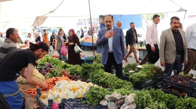 Keskin'den esnaf ziyareti, "Bayram alışverişinizi esnaftan yapın" 