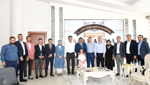 Başkan Gürkan Gaziosmanpaşa ve Sincik Belediye başkanlarını ağırladı