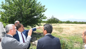 Başkan Gürkan, Samanköy DDY üst geçit köprüsü çalışmalarını inceledi.