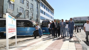   Büyükşehir Belediyesi hastane durağını yeniliyor