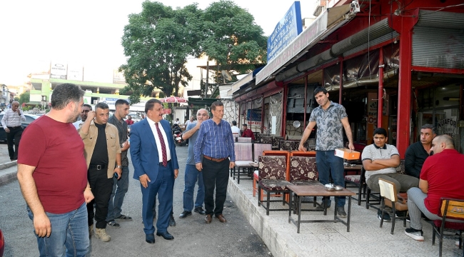 Esnaf ziyaretlerine devam eden Başkan Gürkan,