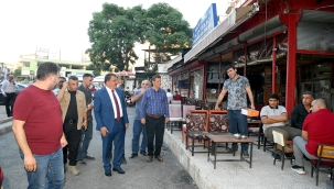 Esnaf ziyaretlerine devam eden Başkan Gürkan,