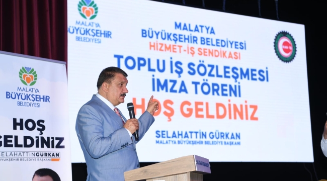 Büyükşehir Belediyesi ile Hizmet İş Sendikası arasında Toplu İş Sözleşmesi imzalandı