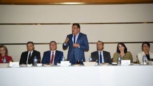 Malatya Protokolü Veda Yemeginde Bir Arya Geldi