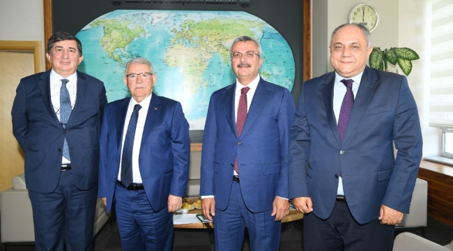 Onikişubat Belediye Başkanı Mahçiçek'ten Büyükşehir Belediyesine ziyaret