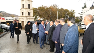 Başkan Gürkan Minibüsçüler ve servisçilerle görüştü