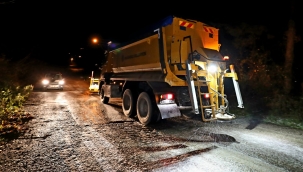 Buzlanmaya karşı tuzlama çalışmaları