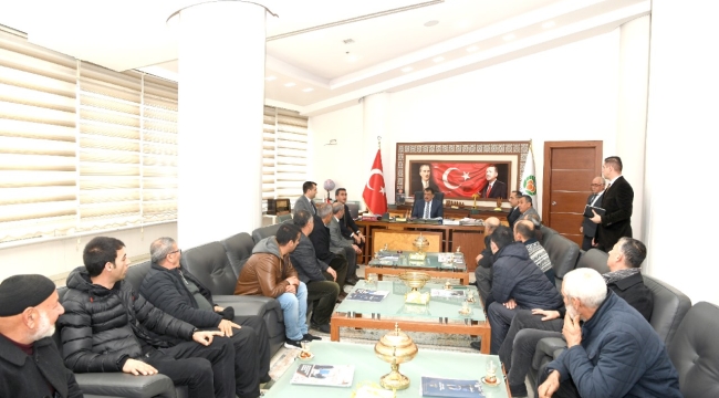 Tecde Mahallesi sakinlerinden Başkan Gürkan'a teşekkür