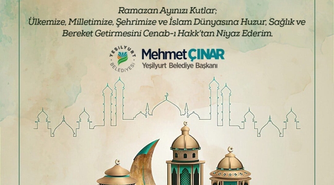 Çınar'dan Ramazan Bayramı mesajı