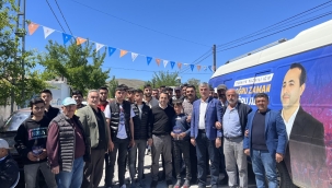 Babacan'a güllü karşılama