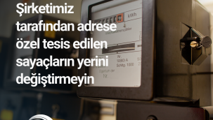 elektrik sayaçlarınıza müdahale etmeyin