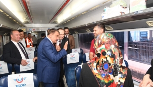 Malatya- Sivas Bölgesel Treni'nin vatandaşlara hayırlı olmasını temenni etti.