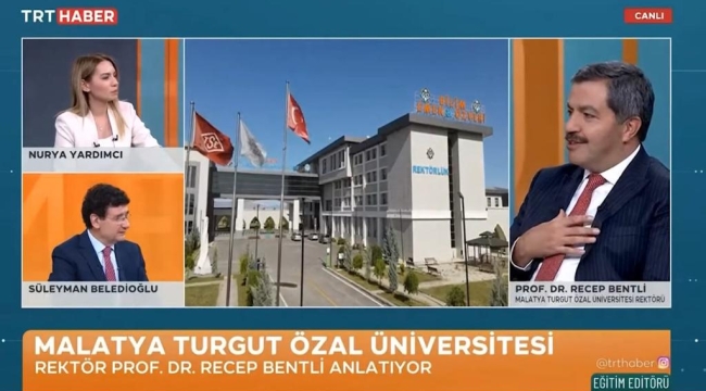 Bentli TRT Habere katıldı