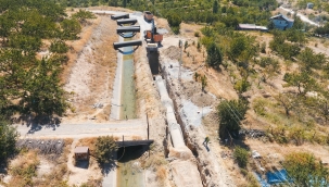 Gündüzbey Kaptaj tesisi yeni ana isale hattı 1. etap yapım çalışmaları başladı. 