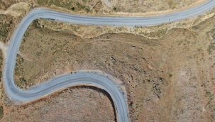 Üçgöze yolu asfaltanıyor