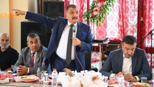 Başkan Gürkan sulama yatırımları için kararlı