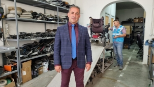 Engelli araç tamir atölyesinde durmak yok