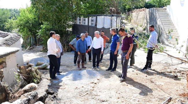 Kendirli ve Samanköy'de yol güvenliği çalışması