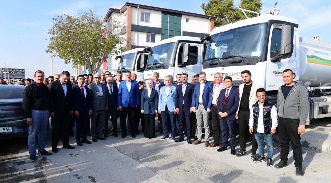 "33 Yeni Aracımız İlçemize Hâyırlı Olsun"