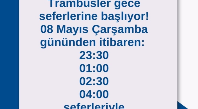 MOTAŞ Gececi oldu