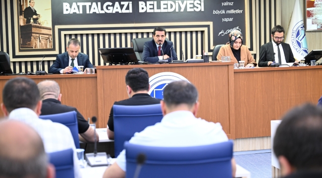 Battalgazi Belediyesi Haziran ayı olağan toplantısını tamamladı