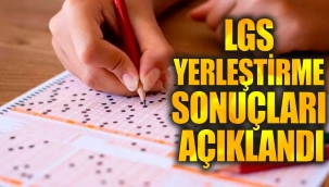 LGS yerleştirme sonuçları açıklandı